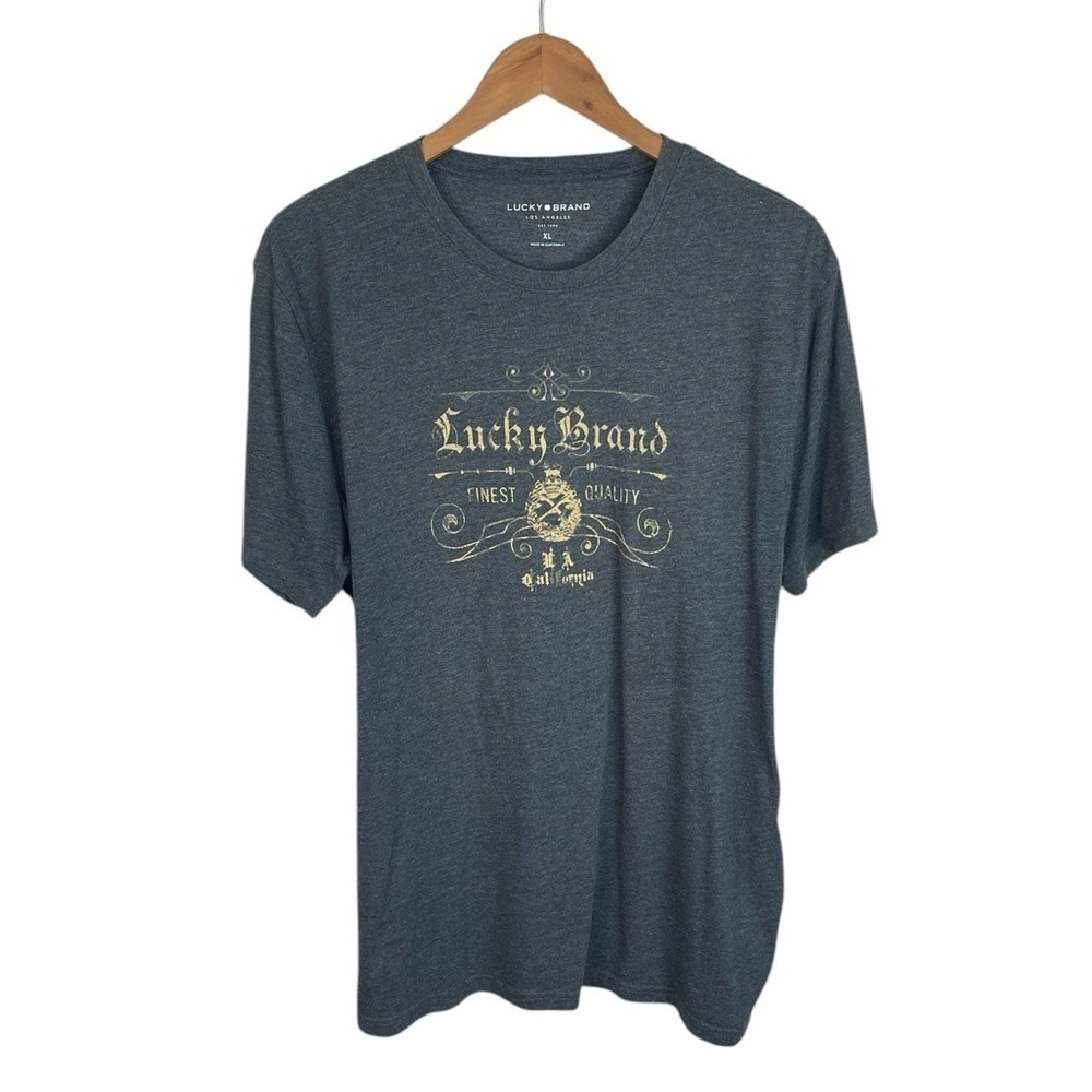 TS946 men’s lucky brand, Los Angeles, thin, graphic T-shirt, XL